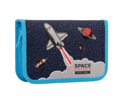 Пенал-книга 1Сентябрь Space 1 отделение синий (532944)