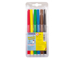 Набір фломастерів Centropen washable асорті 6 шт. (1120120)