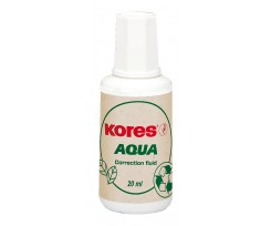 Корректирующая жидкость Kores AQUA водное основание 20 мл с кисточкой (K69101)