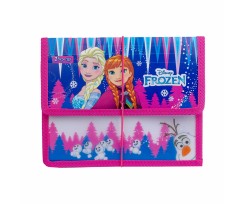 Папка для тетрадей 1 Вересня Frozen В5 пластиковая на резинке (491848)