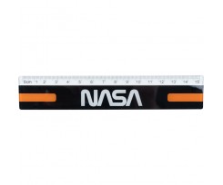 Линейка пластиковая Kite NASA 15 см черная (NS22-090)