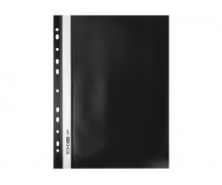 Папка-скоросшиватель Economix Light с перфорацией А4 черная (E38504-01)