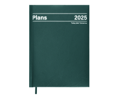 Дневник датированный 2025 Buromax STYLE А5 336 страниц зеленый (BM.21120-04)