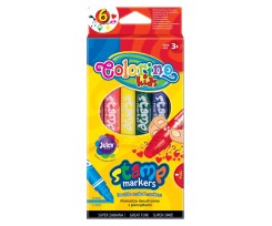 Фломастери двосторонні Colorino, 6 кол., 1 мм (36122PTR)