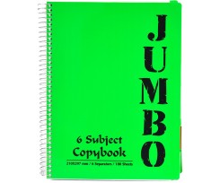 Блокнот Mini Jumbo A5 клітинка150 аркушів зелений (982196)
