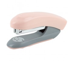 Степлер Axent Welle Pastelini скоби №24/6 до 20 аркушів пластиковий рожевий (4820-10-A)