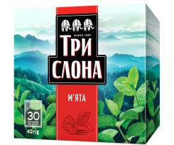 Чай Три слона Мята 30 пакетиков травяной (ts.79884)