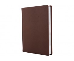 Дневник недатированный Optima Mink А5 320 страниц темно-коричневый (O25470-43)