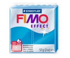 Пластика Fimo Effect Синя напівпрозора 57 г (8020-374)
