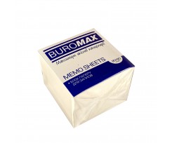 Блок белой бумаги для заметок Buromax 90х90х50 мм 1000 листов (BM.2276)