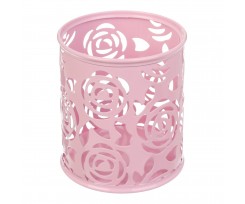 Подставка для ручек Buromax Rose Pastel 84x98 мм розовая (BM.6206-10)