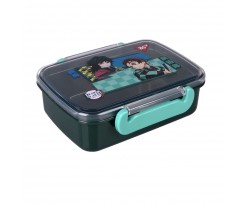 Ланч-бокс Yes Demon Slayer 420 мл зеленый (708273)