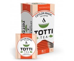 Чай черный TOTTI Tea Магия Цейлона пакетированный 2 г 25 шт (tt.51505)