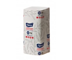 Полотенца бумажные целлюлозные Papero Z-образные 22.5х22 см 2-х слойные 160 листов белые (RN010)