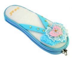 Пенал Cool For School 1 відділення блакитний (J-2211-blue)