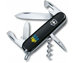 Складаний ніж Victorinox Spartan Ukraine 12 функцій чорний (Vx13603.3_T0016u)