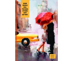 Щоденник недатований Аркуш ART "Під дощем" А5 352 сторінки (А5НДАТ-А5, 352ББКЛ-Ю617)