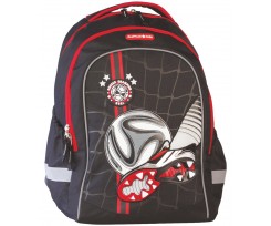 Рюкзак шкільний CoolPack FOOTBALL, 40х30х15 см, 18 л, поліестер, чорний (66457CP)
