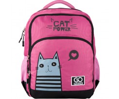 Рюкзак GoPack Education Meow 38x28x18 см 20 л рожевий (GO20-113M-1)