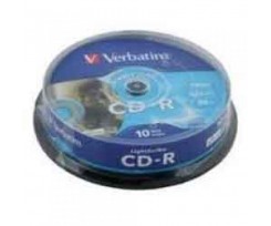 Диск CD-R,700Mb,52х,80min,Cake(10),Extra