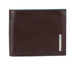 Портмоне Piquadro Blue Square 11x9x1.5 см коричневий (PU3891B2R_MO)