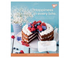 Зошит для записів Yes Desserts А5 36 аркушів клітинка (766410)