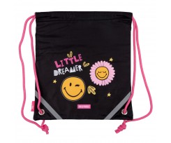 Сумка для обуви Yes Smiley World 40x35 см черный (559132)