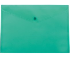 Папка-конверт Buromax на кнопке A5 полипропилен темно-зеленый (BM.3936-15)