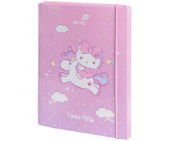 Папка для трудового навчання Kite Hello Kitty A4 на гумці рожева (HK25-213-1)