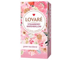 Чай Lovare Strawberry marshmallow 24 пакетики зелений (lv.79853)