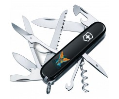 Складаний ніж Victorinox Huntsman Ukraine 15 функцій чорний (Vx13713.3_T1061u)