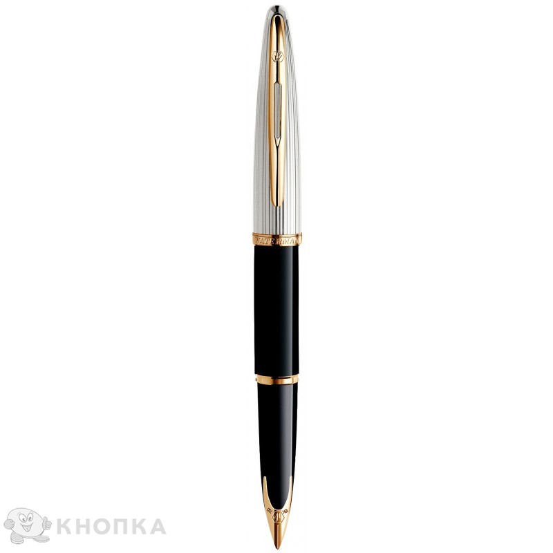 Ручка перова Waterman Carene Deluxe Black silver (11 200) Ручка перова Waterman Carene Deluxe Black silver (11 200)