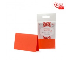 Набір заготовок для листівок ROSA TALENT 5 шт 103х70 мм №13 оранжевий 220 г/м2 (94099062)