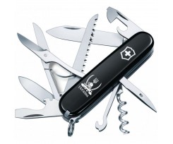 Складаний ніж Victorinox Huntsman Ukraine 15 функцій чорний (Vx13713.3_T1110u)