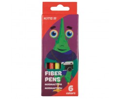 Фломастери Kite Jolliers 1-2мм, 6 кольорів (K19-046)