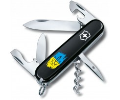 Складаний ніж Victorinox Spartan Ukraine 12 функцій чорний (Vx13603.3_T1026u)