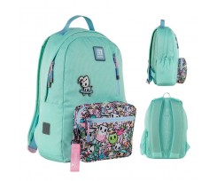 Рюкзак Kite Education teens tokidoki 41x28x11 см 12.5 л мятный (TK24-949M)
