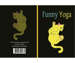 Блокнот DomArt Funny Yoga A5 80 аркушів жовтий (D15784)