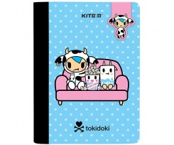 Блокнот с магнитной закладкой Kite tokidoki А5 60 листов ячейка (TK24-192)