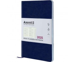 Щотижневик датований 2025 Axent Partner City Soft 125x195 мм 192 сторінки синій (8521-25-02-A)
