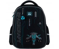 Школьный рюкзак Kite Education Spacecraft 38x28x13 см 15 л черный (GO25-165M-5)