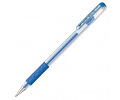 Ручка гелева Pentel гибрид, 0.4 мм, синій (K118-MC)