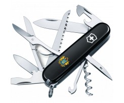 Складаний ніж Victorinox Huntsman Ukraine 15 функцій чорний (Vx13713.3_T0400u)