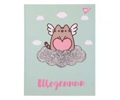 Щоденник шкільний Yes Pusheen блакитний (911468)
