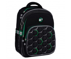Рюкзак школьный Yes Football Time 38x29x13 см 14 л черный (559818)