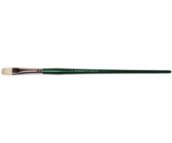 Кисточка KOLOS Classic 2402F щетина плоская № 12 длинная ручка (4224020F12)