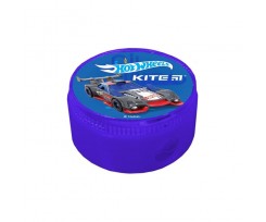 Точилка Kite Hot Wheels с контейнером круглая (HW19-116)