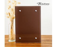 Доска стеклянная ТСО 1000х1000 мм Gloss Brown (GM-7004 Gloss Brown)
