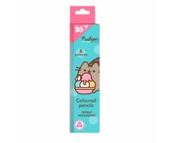 Олівці кольорові Yes Pusheen 6 кольорів (290698)