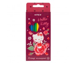 Олівці кольорові Kite Hello Kitty 3 мм 12 штук асорті (HK19-051)